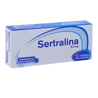 Sertralina 50 Mg * 10 Tabletas Coaspharma