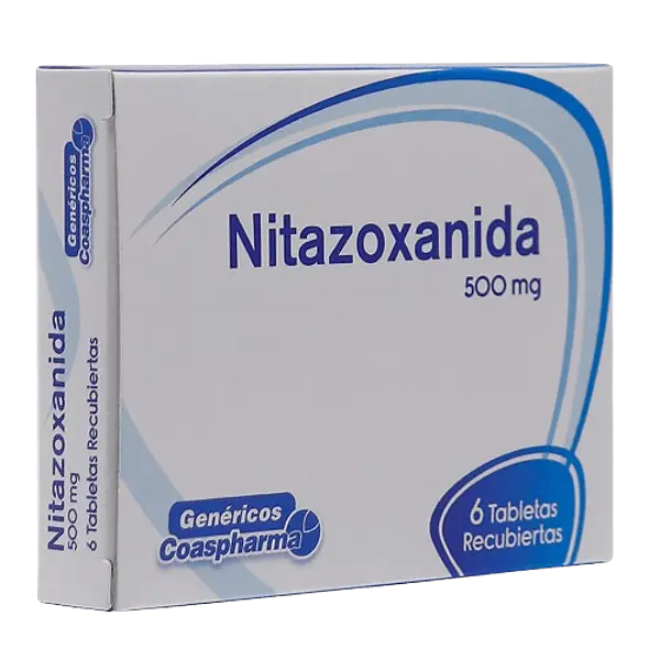 Nitazoxanida 500 Mg Tab * 6 Coaspharma
