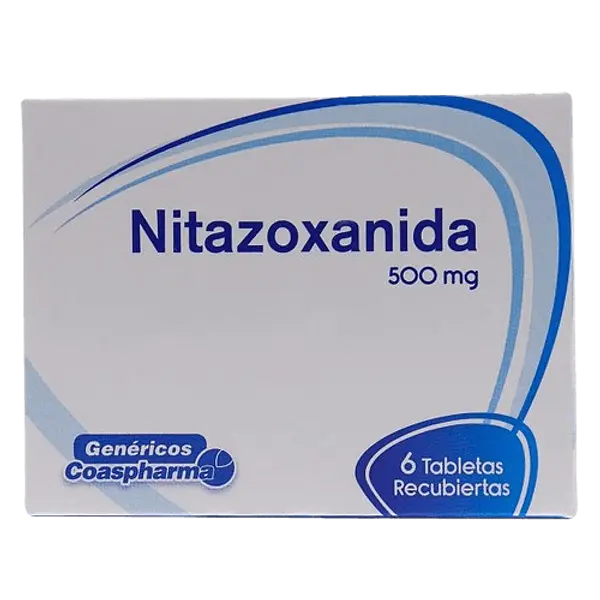 Nitazoxanida 500 Mg Tab * 6 Coaspharma