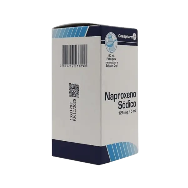 Naproxeno 125 Mg Susp Fco * 80 Ml Coaspharma