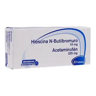 Hioscina N-Butil+Acetaminofen Tab * 20 Coaspharma