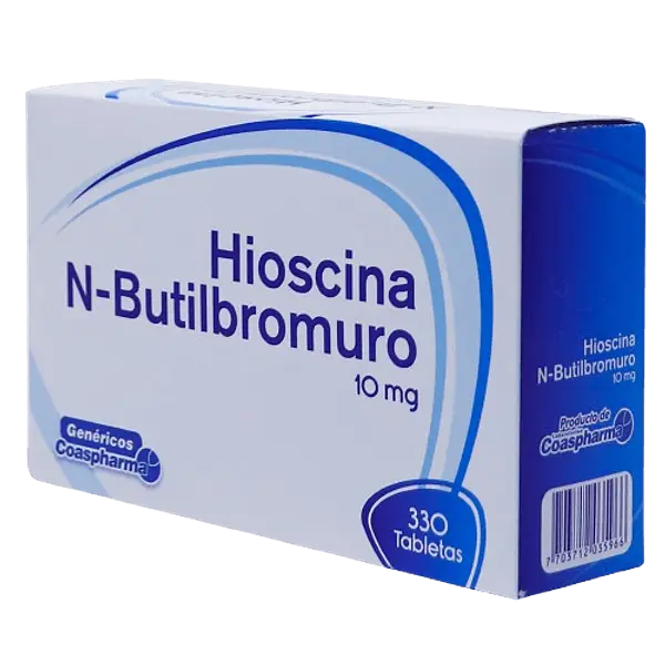 Hioscina N-Butil Bromuro 10mg Caja*330 Tb Coaspharma