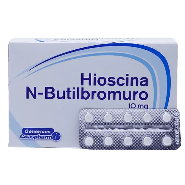 Hioscina N-Butil Bromuro 10mg Caja*330 Tb Coaspharma