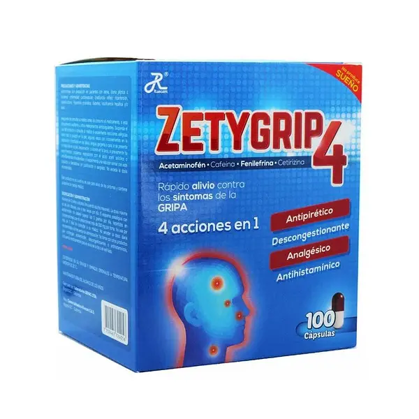Zetygrip 4 Cap * 100