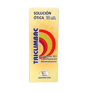 Lidocain Ciprofl+Betame Sol Otica*10ml(Triclimbac) Labquifar
