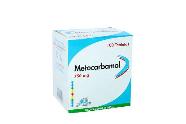 Metocarbamol 750 Mg * 100 Tabletas