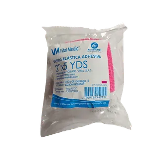 Venda Elastica 2*5 (Rosado) *1 Vital Medic