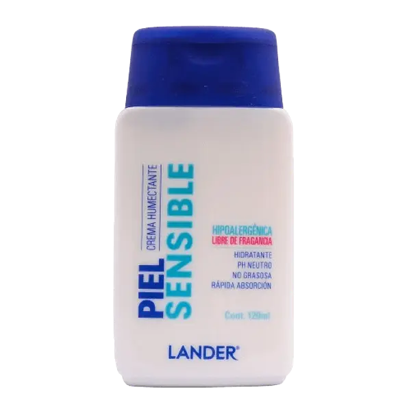 Crema Humectante Piel Sensible 120 Gr Lander