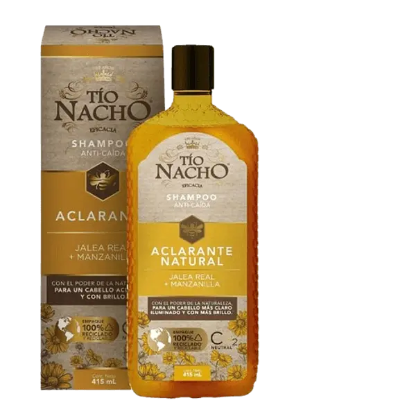 Shampoo Tio Nacho Aclarante Frasco 415 Ml Genomma Lab