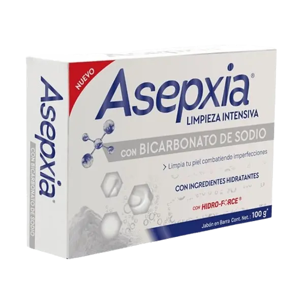 Jabon Asepxia Bicarbonato Barra 100 Gr Genomma Lab