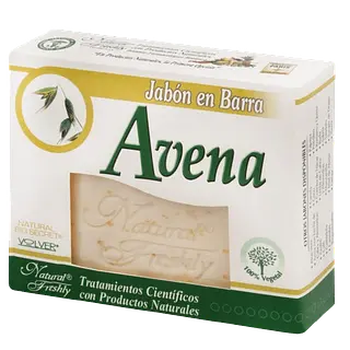 Jabon De Avena Barra 90 Gr Natural Freshly