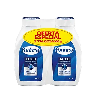 Yodora Talco 60gr 2xpe Tq