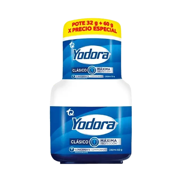 Yodora Clasico Pote X 60 Gr+ 32gr Tq