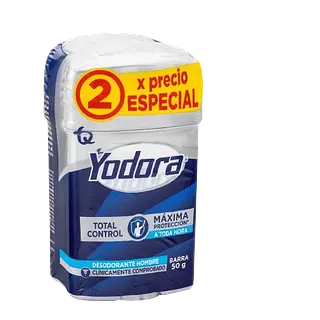 Yodora Barra Total Control 2xpe Fco X 50 Gr Tq