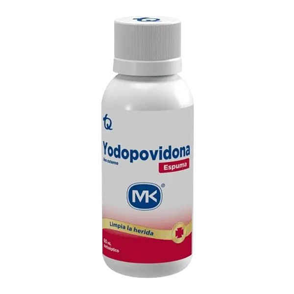 Yodopovidona Espuma Fco X 60 Ml Mk Tq