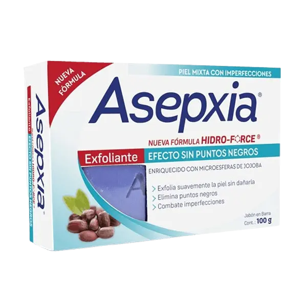 Jabon Asepxia Exfoliante 100 Gr Genomma Lab
