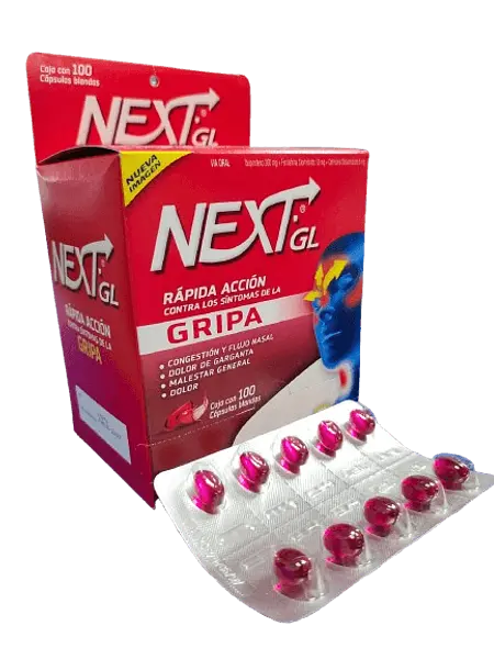 Next Gl 100 Capsulas Genomma Lab