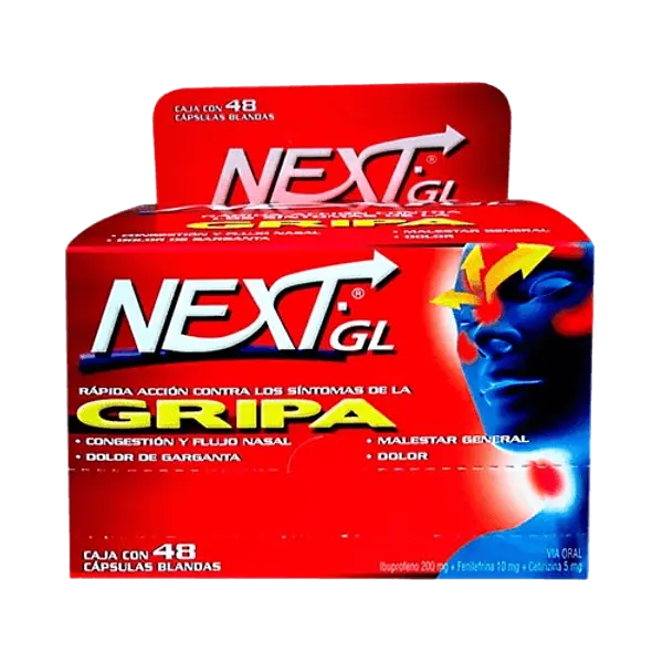 Next Gl Gripa Caja 48 Capsulas Genomma Lab