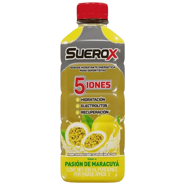 Suerox Adult 5iones Maracuya Frasco 630 Ml Genomma Lab