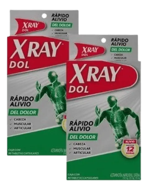 X Ray Dol Caja 80 Tabletas 2 Und Oferta Genomma Lab