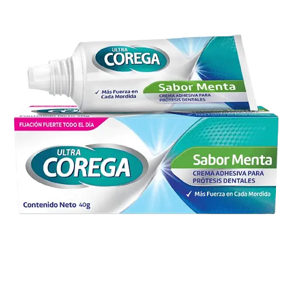 Crema Dental Ultra Corega Menta 3d X40 Gr Haleon