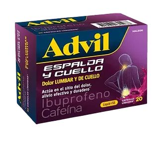 Advil Espalda Cuello X20 Cap Haleon
