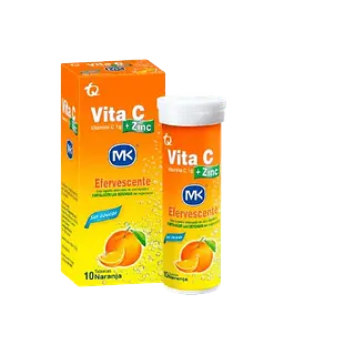 Vitac+Zinc Mandarina 1g X 10 Tab Efe Mk Tq