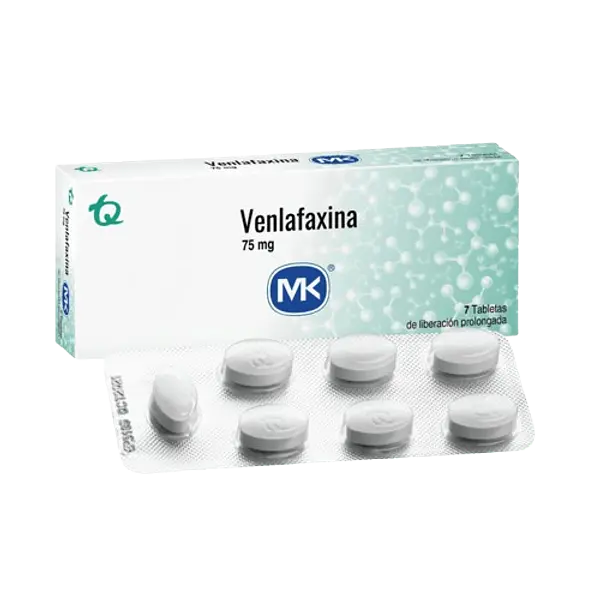 Venlafaxina 75 Mg X 7 Tab Mk Tq