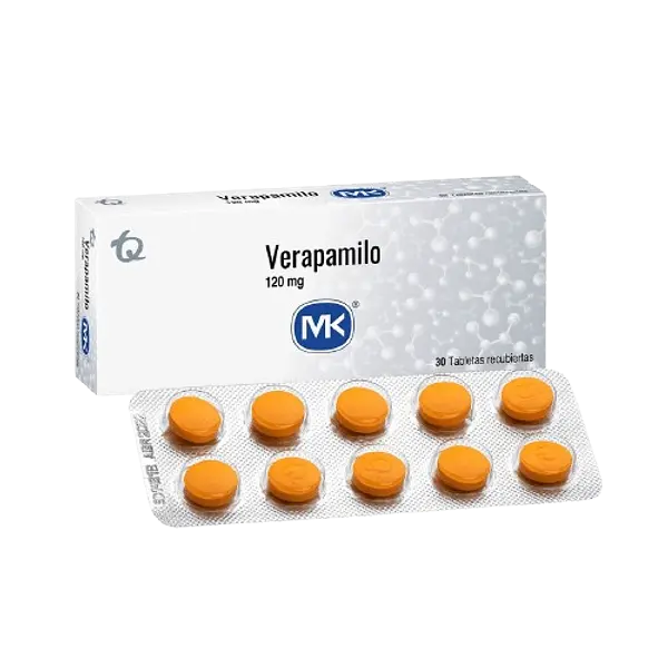 Verapamilo 120mg X 30 Tab Mk Tq