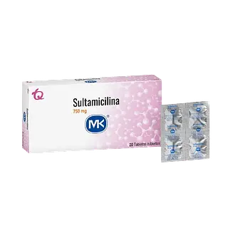 Sultamicilina 750mg X 20 Tab Mk Tq