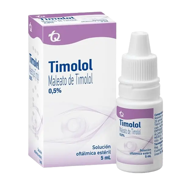 Timolol 0.5% Fco Gotas Oft X 5 Ml Tq