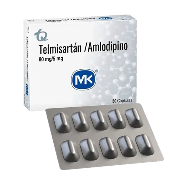 Telmisartan+Amlodipino80/5mg X 30 Tab Mk Tq