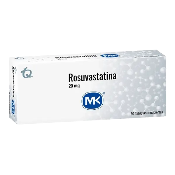 Rosuvastatina 20 Mg X 30 Tab Mk Tq