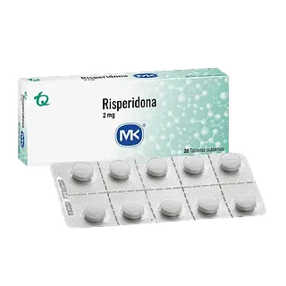 Risperidona 2mg X 20 Tab Mk Tq