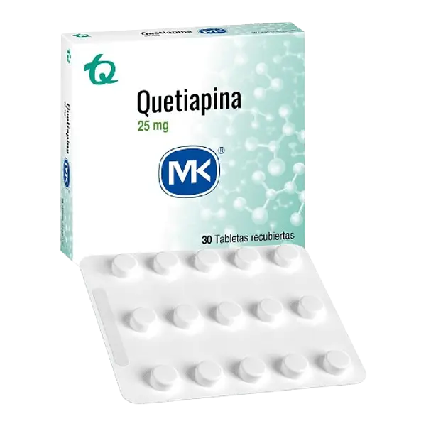 Quetiapina 25 Mg X 30 Tab Mk Tq
