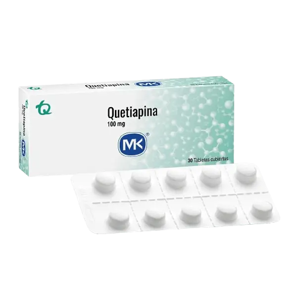 Quetiapina 100 Mg Tab X 30 Mk Tq
