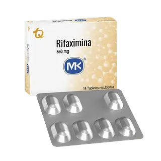 Rifaximina 550mg X 14 Caps Mk Tq