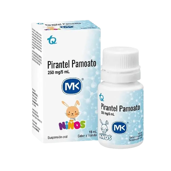 Pirantel 250mg/5ml Susp Fco X 15 Ml Mk Tq