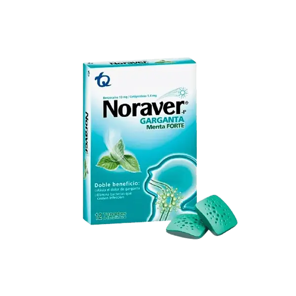 Noraver Pastillas Menta Forte X 12 Tq