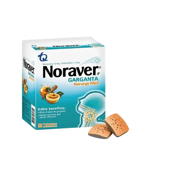 Noraver Pastilla Naranja Miel Caja X 96 Tq