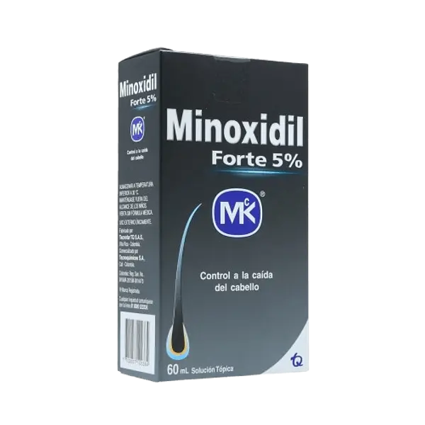 Minoxidil Forte 5% Fco X 60 Ml Mk Tq