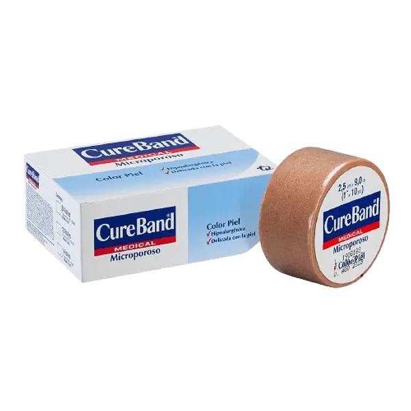 Micropore Piel 1x10 Yd Rollo Cajax 12 Cureband Tq