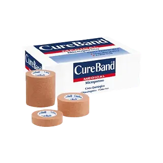 Micropore Piel 1 X 3 Yd Rollo Caja X 12 Cureband Tq