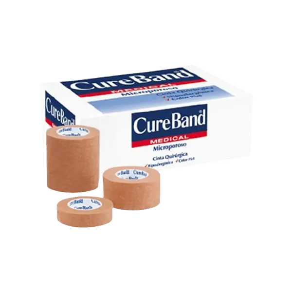 Micropore Piel 1 X 3 Yd Rollo Caja X 12 Cureband Tq