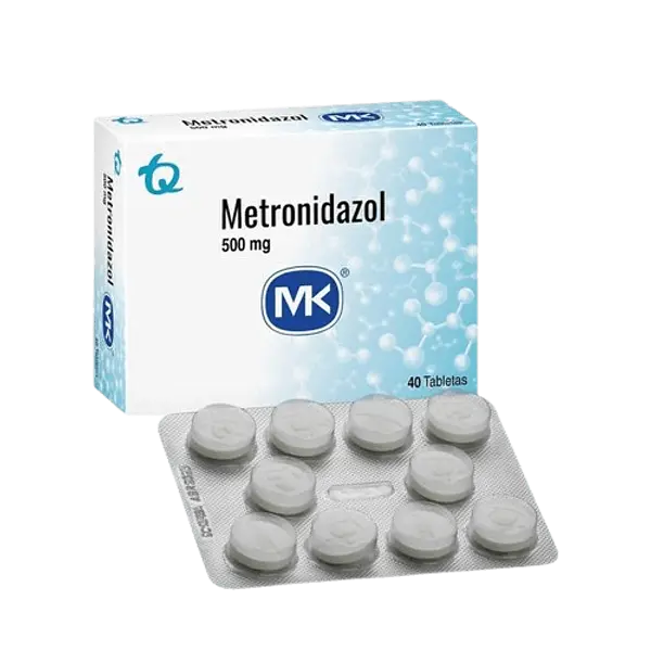 Metronidazol 500mg X 40 Tabletas Mk Tq