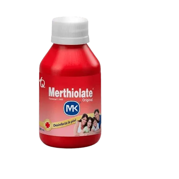 Merthiolate Rojo Fco X 90 Ml Mk Tq