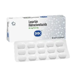 Losartan Hct Mk 50/12.5 Mg X 30 Tab Mk Tq