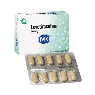 Levetiracetam 500mg X 30 Tab Mk Tq