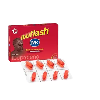 Ibuflash 400mg X 8 Caps Mk Tq