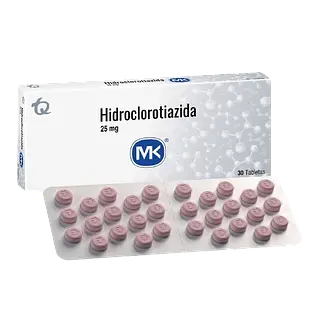 Hidroclorotiazida 25mg Tab X 30 Mk Tq